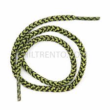 CORDON REDONDO AMARILLO Y NEGRO  CORTO